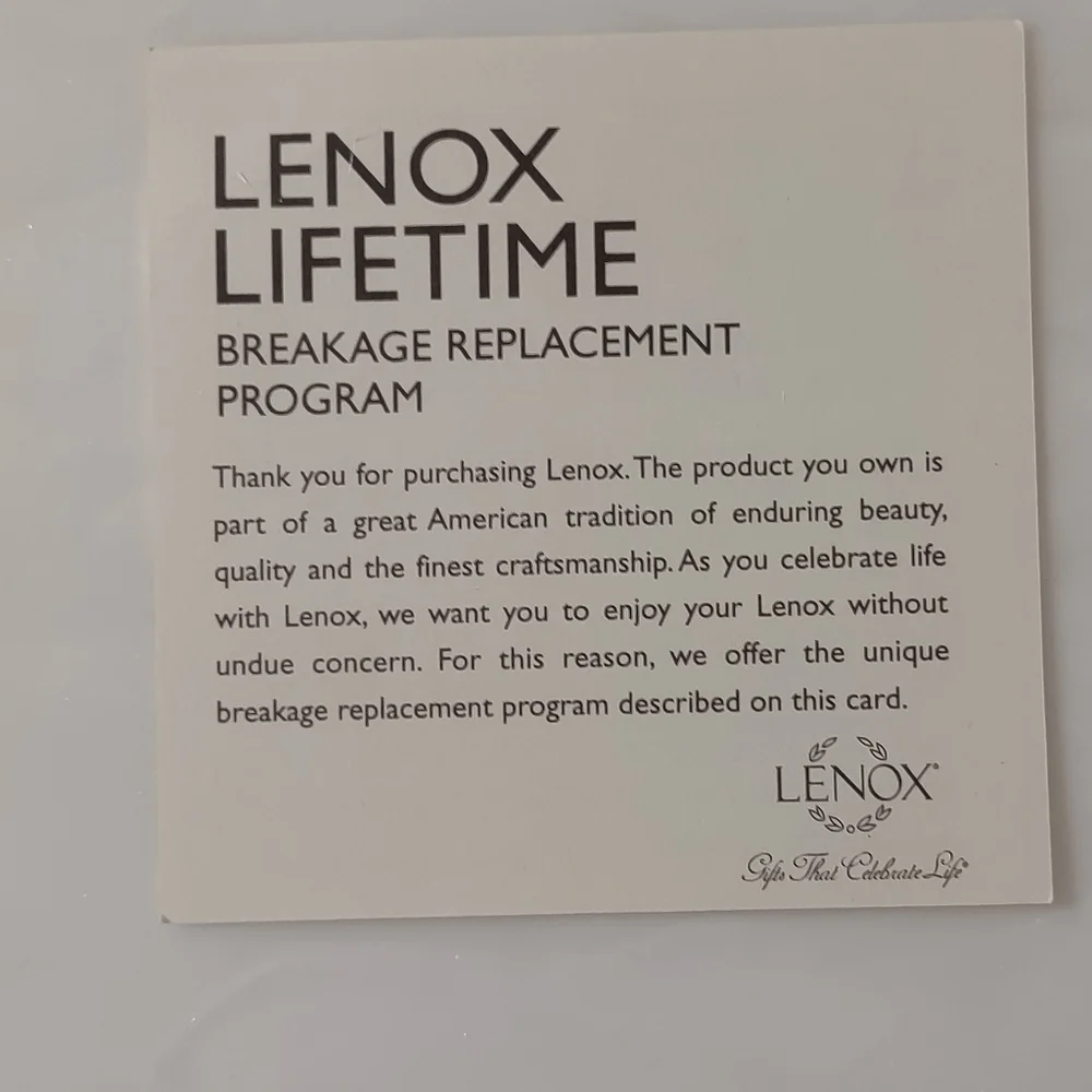Elegant Lenox non-lead crystal double phone frame